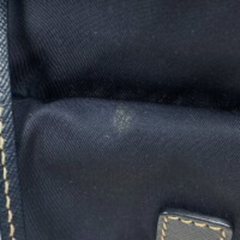 Prada logo plate backpack daypack Navy Blue - Picture 3 of 6
